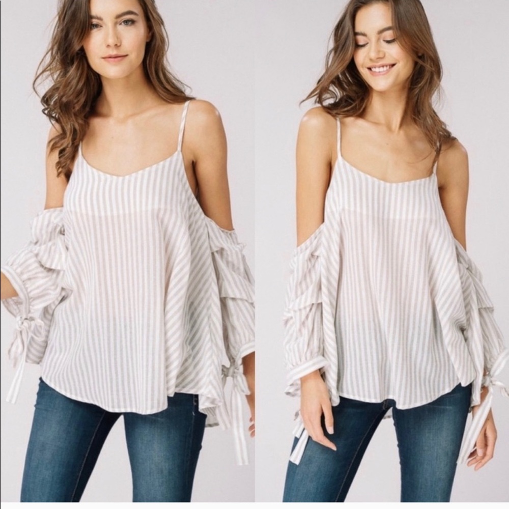 Cold shoulder top